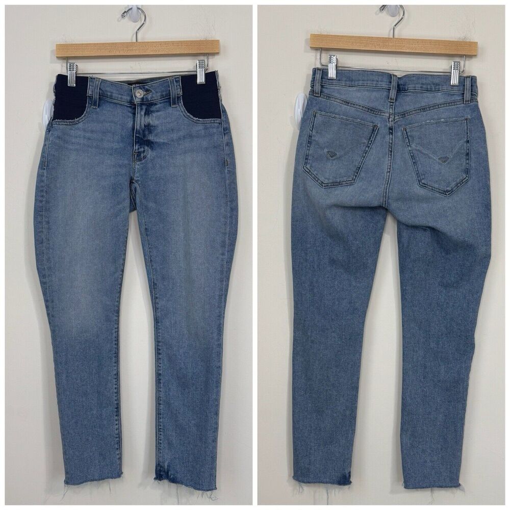 Hudson Lana Side Panel Maternity Jeans Size 25 My Girl Blue Medium Wash
